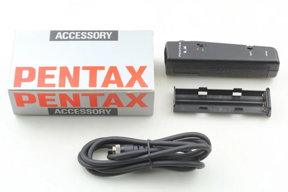 Raro para LX [caixa quase não utilizada] Enrolador de bateria remoto Pentax código 3P JAPÃO - Imagem 2 de 4