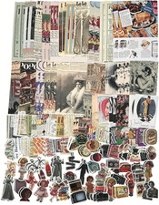 200PCS Vintage Scrapbooking Supplies Kit for Journaling,Junk Journal Planners Ae