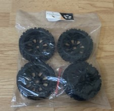 Pre-glued Rc 18 Scale Off Road Car Buggy Rc Tires And Wheels 17mm Hex