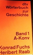 dtv Wörterbuch zur Geschichte Band 1 A Konv ...