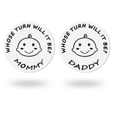 New Parents Gifts for Couples Funny after Birth Turn Flip Decision Coin Double-S
