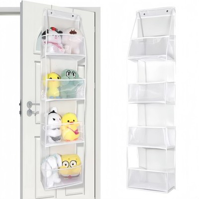 Hanging Storage Organizer Bag 4/6 Tier Over Door Foldable Closet Storage Pocket