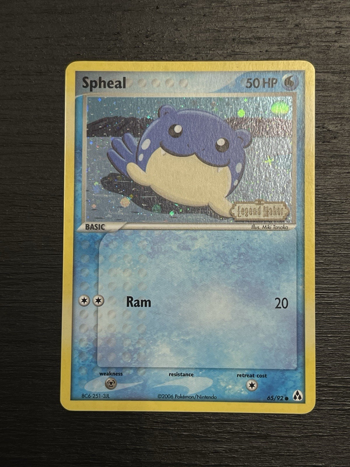 Spheal 65/92 Legend Maker Reverse Holo