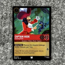 Disney Lorcana Attack of the Vine Captain Hook 130/207 Foil Uncommon