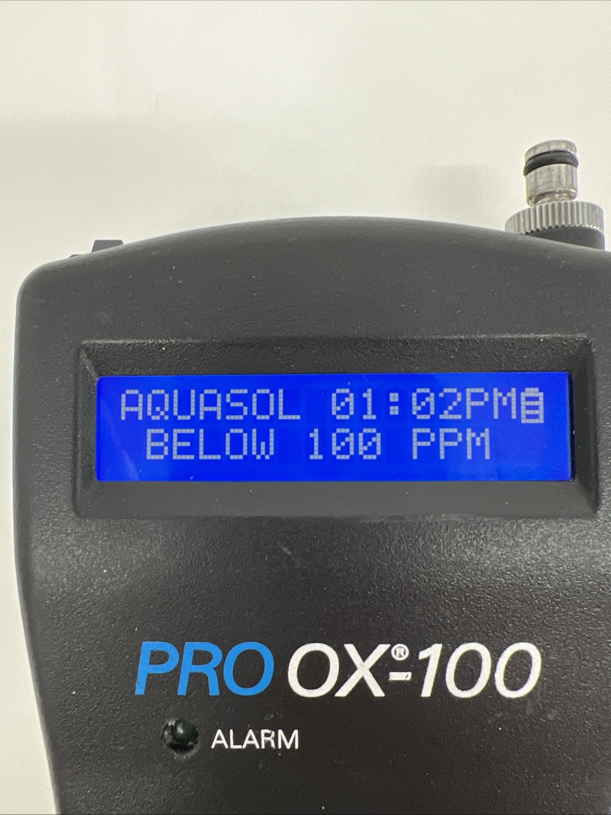 Aquasol PRO OX-100 Digital Oxygen Purge Monitor, SN:0972 (For Parts)
