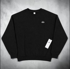 Alo Yoga Accolade Crewneck Sweatshirt Sizes XS-L Black NWT FREE SHIPPING