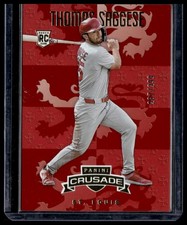 2025 Panini Crusade #63 Thomas Saggese Red #/299