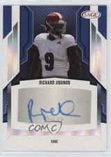 2024 SAGE HIT Low Series Auto Silver Richard Jibunor #A-RJ Auto 10k8