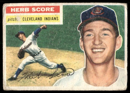 Herb Score [Gray Back] #140 1956 Topps card