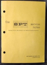 SPT Service Notes SepOct 72 - Canon, Agfa, Pentax, Nikon, Zorki, Wards, more...
