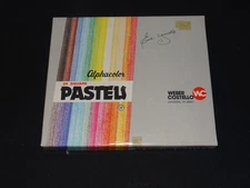 Vintage Weber Costello 102-004 Alphcolor 24 Square Pastels With Case Non-Toxic