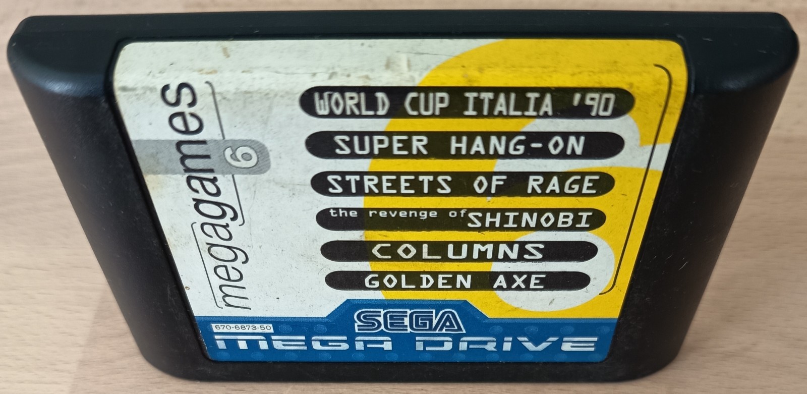 Megadrive 1 & 2 Mega Games 6 Streets of Rage Golden Axe ... [PAL] Sega *JRF