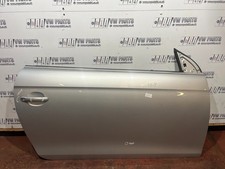 VW EOS CONVERTIBLE DRIVER SIDE FRONT BARE DOOR SILVER LA7W 2011