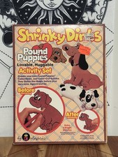 POUND PUPPIES Violet Vanderfeller '86 Cooler beagle Tonka Shrinky Dinks SEALED