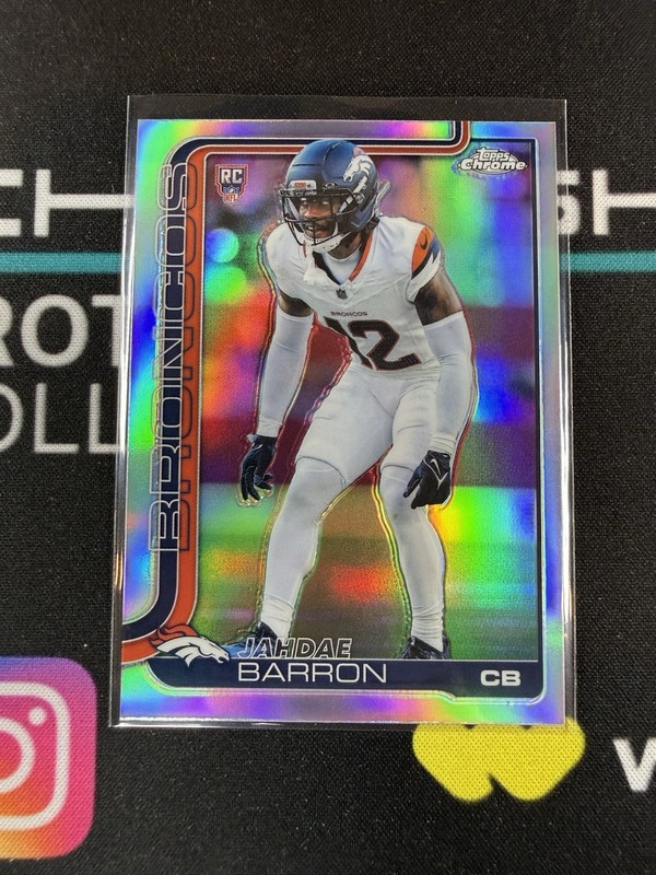 2025 Topps Chrome - Rookies Jahdae Barron #359 Refractor (RC)