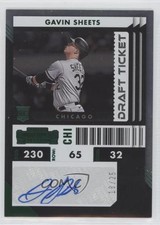 2022 Chronicles Contenders Rookie Ticket Draft Green 18/50 Gavin Sheets Auto 8k4