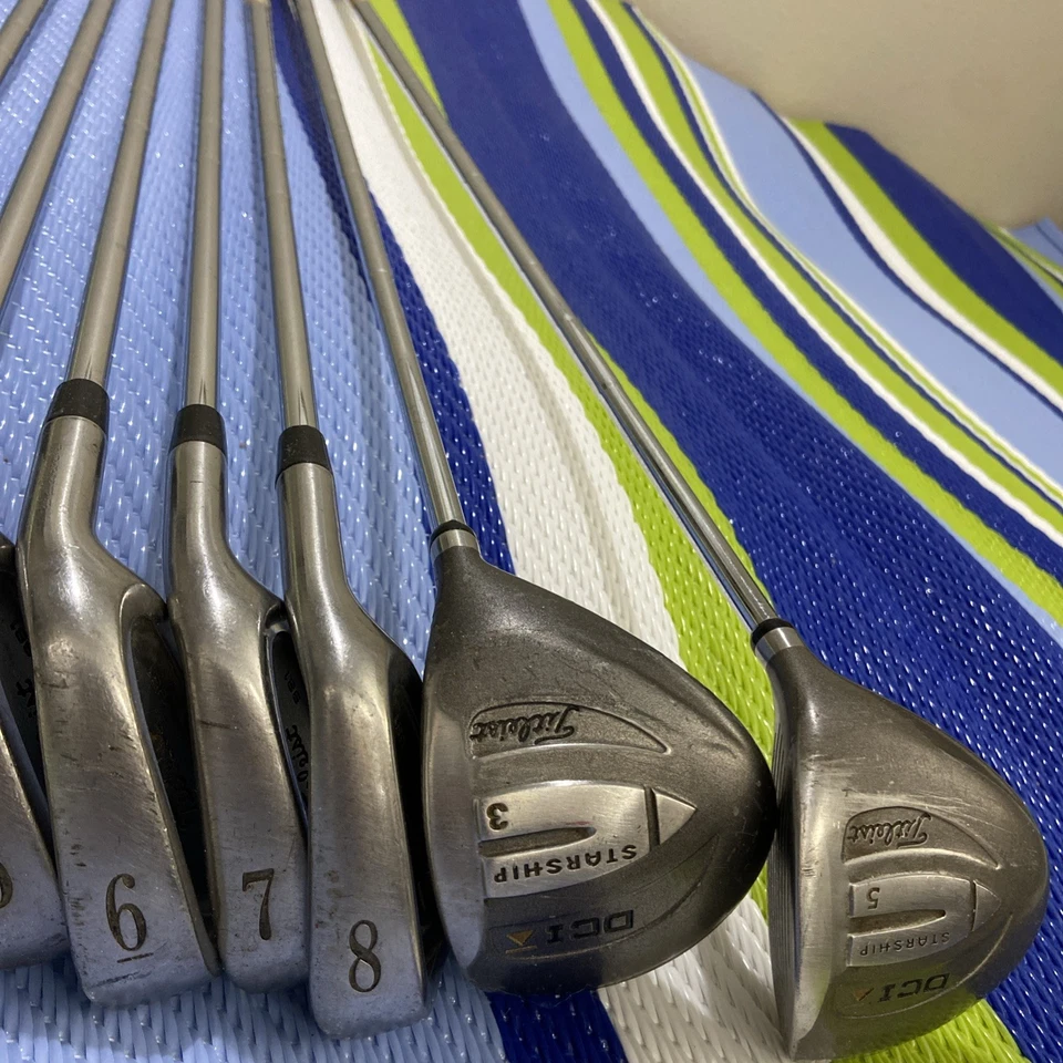 Titleist DCI 981 Iron #3- 8& PW,SW+ DCI Starship #3,5 Driver- 10 Set- 👍 - Image 3 of 4