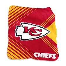 Kansas City Chiefs NFL 60" x 80" Plush Throw Blanket, Soft & Warm