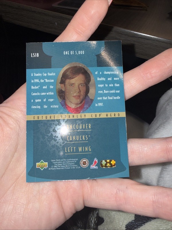 1996 Upper Deck Lord Stanley's Heroes #LS18 Pavel Bure “Quarterfinals”