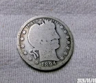 1894 P SILVER BARBER QUARTER