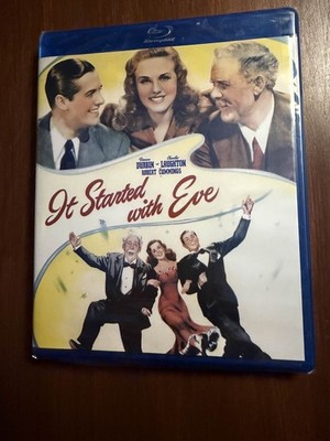 It Started With Eve [Blu-ray] NEW and Sealed- Deanna Durbin, Charles Laughton