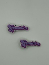 Zodiac Astrology Horoscope For Crocs Shoe Charms Jibbitz - 2 Pieces