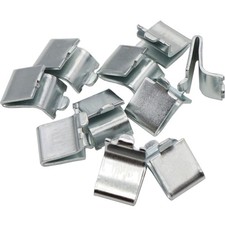 20 Pcs Adjustable Steel Pilaster Shelf Support Clips Shelving Bracket Clips