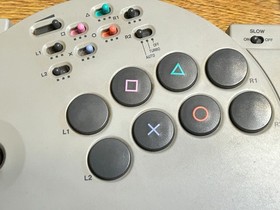 ASCII Fighter Stick V Arcade Fight Stick Controller Sega Saturn SS Japan NTSC-J