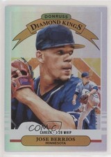 2019 Panini Donruss Diamond Kings Career Stat Line 105/128 Jose Berrios #7 9qk