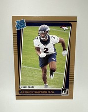 2021 Donruss - Rated Rookie Patrick Surtain II #330 Press Proof NM