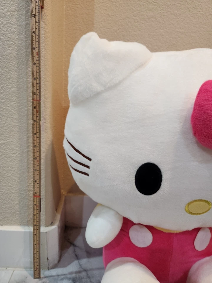 Y2K Hello Kitty Jumbo Sanrio 22" Tall Traditional Plush Toys Collectible RARE - Image 4 of 4