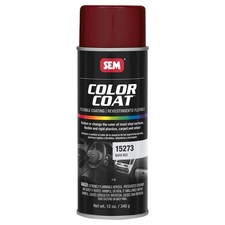 Sem Color Coat Napa Red Flexible Vinyl Spray Auto Paint 12 Oz. Sem 15273