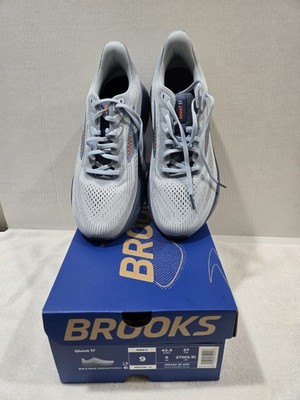 Size 9 -Mens Brooks Ghost 17 Skyway Moonlight Orange