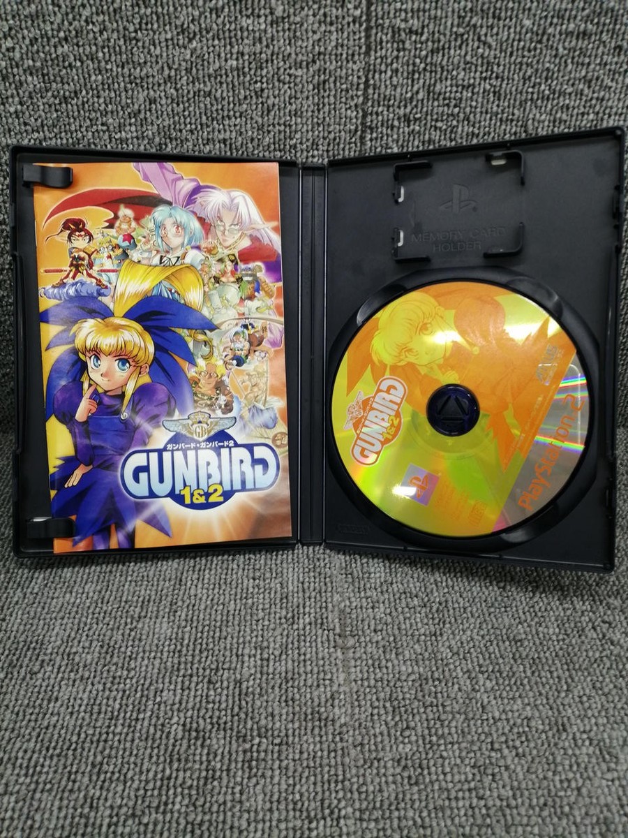 Gunbird 1 & 2 PS2 Japan Import Video Game Bundle Used