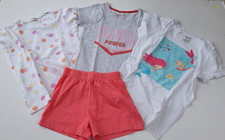 Sommer Kombi*Topolino*dopodopo*PRIMARK*Shorts*Shirt*Mädchen Gr. 122*128*T-Shirt*