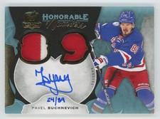 2016-17 Upper Deck The Cup Honorable Numbers Pavel Buchnevich RC Auto 24/89