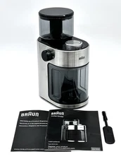 Braun FreshSet 12 Cup Burr Coffee Grinder KG-7070 w/Manual & Brush NEW No Box VG
