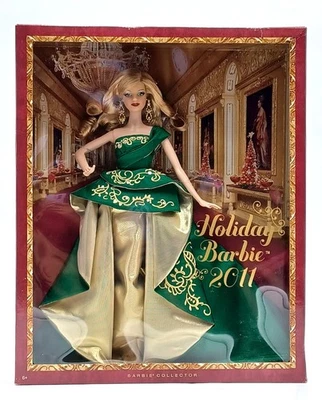 2011 Holiday Barbie Puppe / Barbie Collector / Mattel T7914 / NrfB, Ovp - Bild 1 von 4