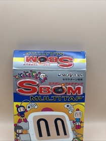 Bomberman SBOM Multitap HC-736 Sega Saturn Hudson Boxed Tested Japan Used