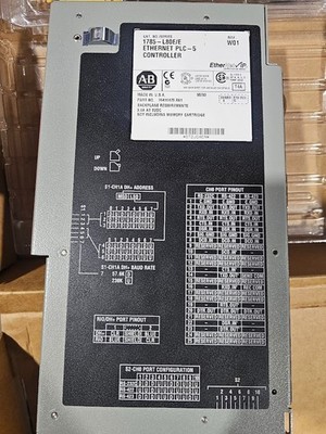 Allen Bradley 1785-L80E /E REV W01 PLC-5/80E 100K Word SRAM Controller OPEN BOX