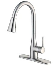 NEW Glacier Bay Sadira SingleHandle Pull-Down Sprayer Kitchen Faucet Stainless