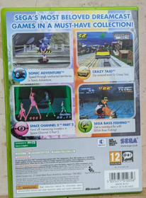 Xbox 360 Sega Dreamcast Collection Space Channel 5 2/Sonic/Crazy Taxi/Fishing