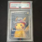 Pikachu Grey Felt Hat Scarlet & Violet Black Star Promo #85 Van Gogh PSA 9