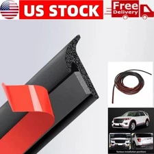 T-Type Car Door Rubber Seal Strip Hood Trunk Edge Bumper Guard Weather Strip Set