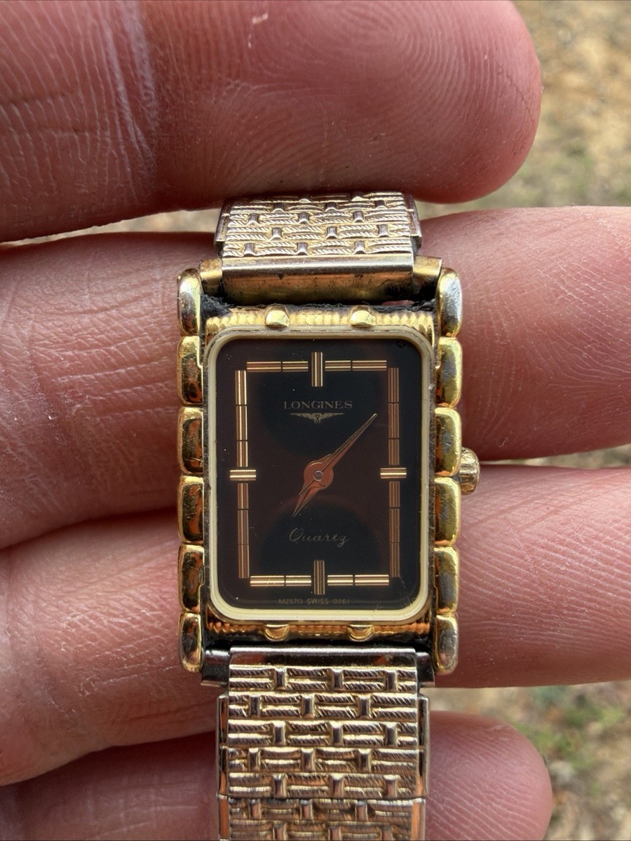 Longines Vintage Quartz Women's Watch 0961 Gold Plated Swiss Made