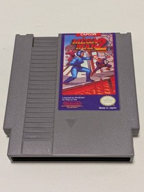 Mega Man 2 (Nintendo NES, 1989) Authentic Cart w/ Manual & Sleeve Tested/Works