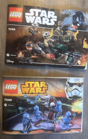 Lot assorted Star Wars Clone Wars 75088 75164 75090 Droid Speeder Bike Ezra Pack