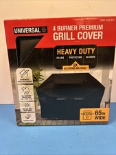 Universal 4-Burner Premium Grill Cover   Heavy Duty, 65  Wide