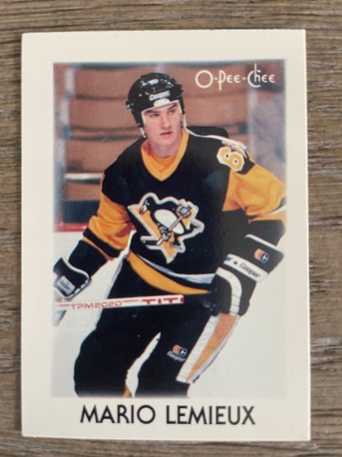 Mario Lemieux #23 1987 O-Pee-Chee Minis card