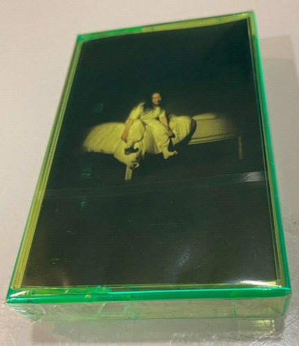 Billie Eilish - WHEN WE ALL FALL ASLEEP WHERE DO WE GO Cassette Tape GLOW SEALED - Picture 2 of 7
